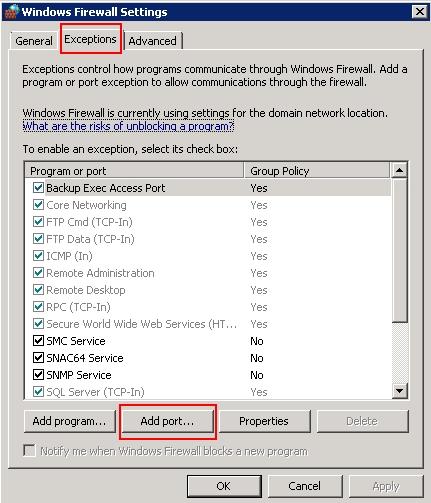 vnc connect through firewall