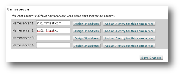 Как изменить dns в cpanel